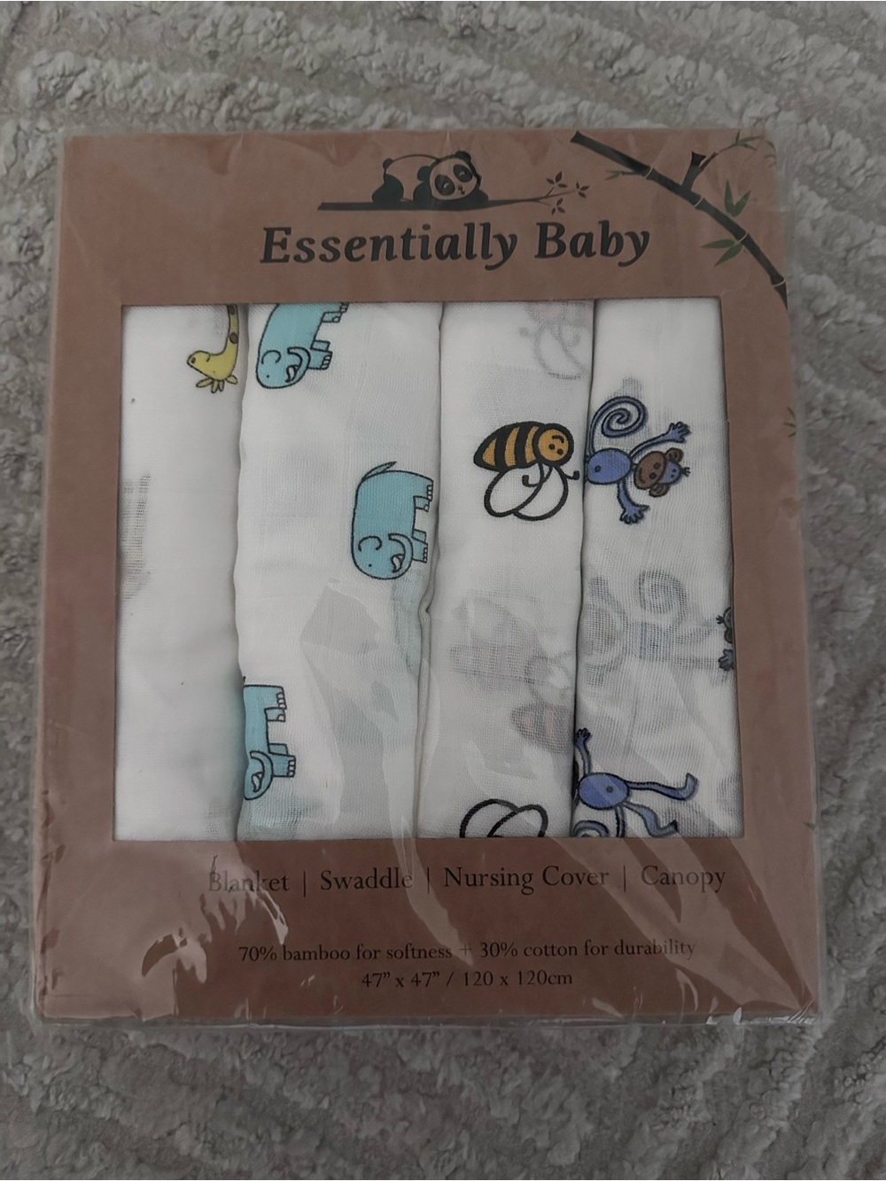 Baby Swaddle Nursing Cover Pack of 4